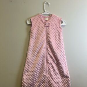 Hudson Baby Pink Textured Sleep Sack